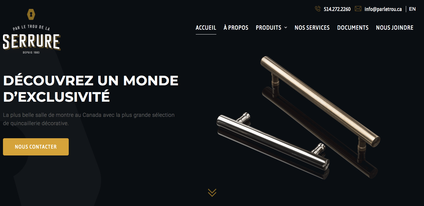 conception web minimaliste