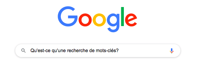qu’est-ce qu’une recherche de mots cles