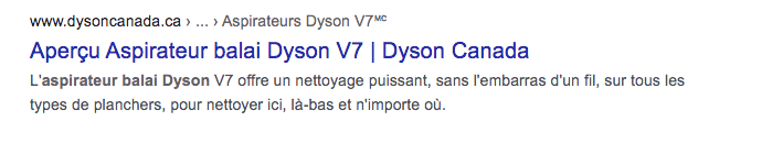 exemple méta-description page produit optimisée