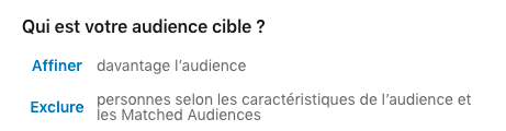 définir audience cible