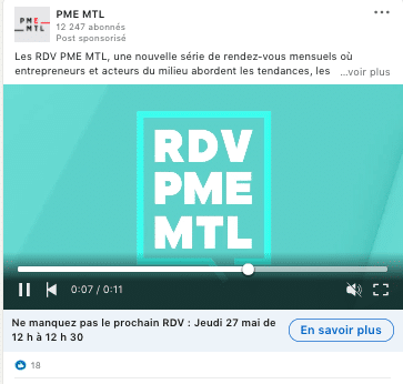 vidéo ads linkedin ads