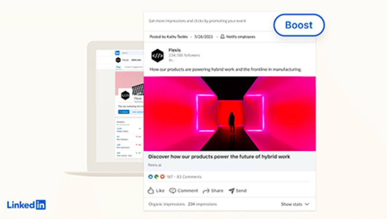 boost linkedin