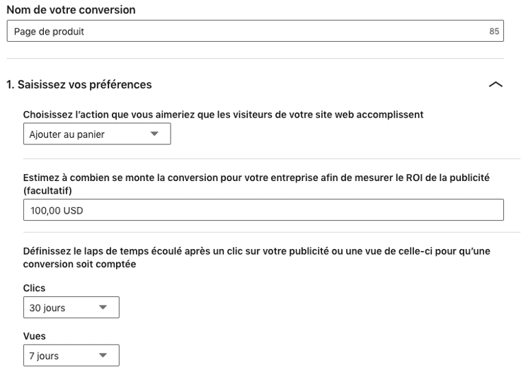 conversion linkedin ads