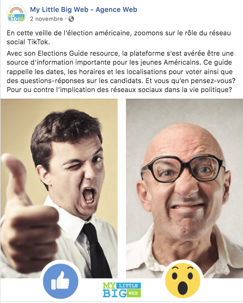 interactions avec les fans de page facebook