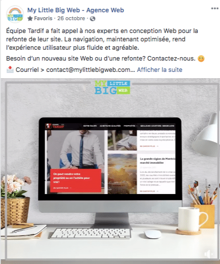 visuel de qualité abonnés facebook