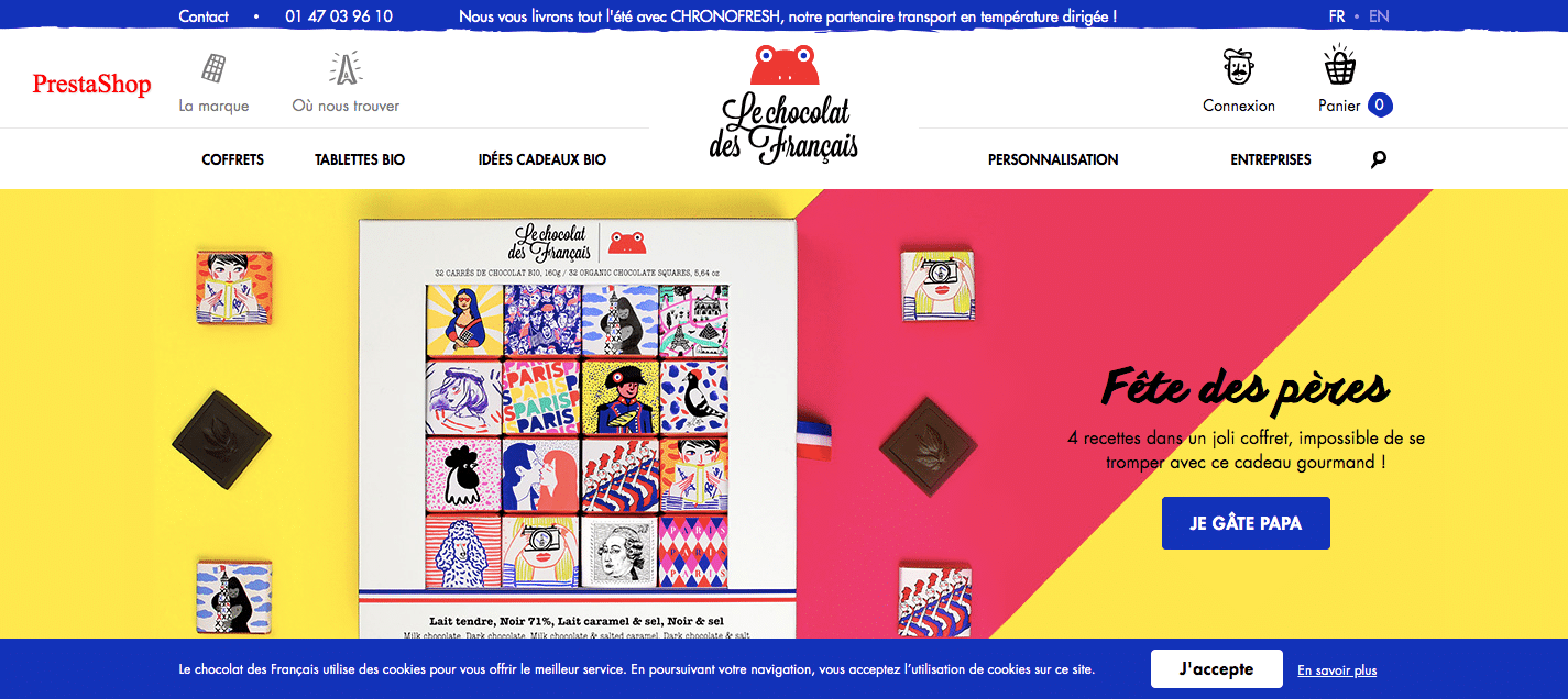 exemple CMS prestashop