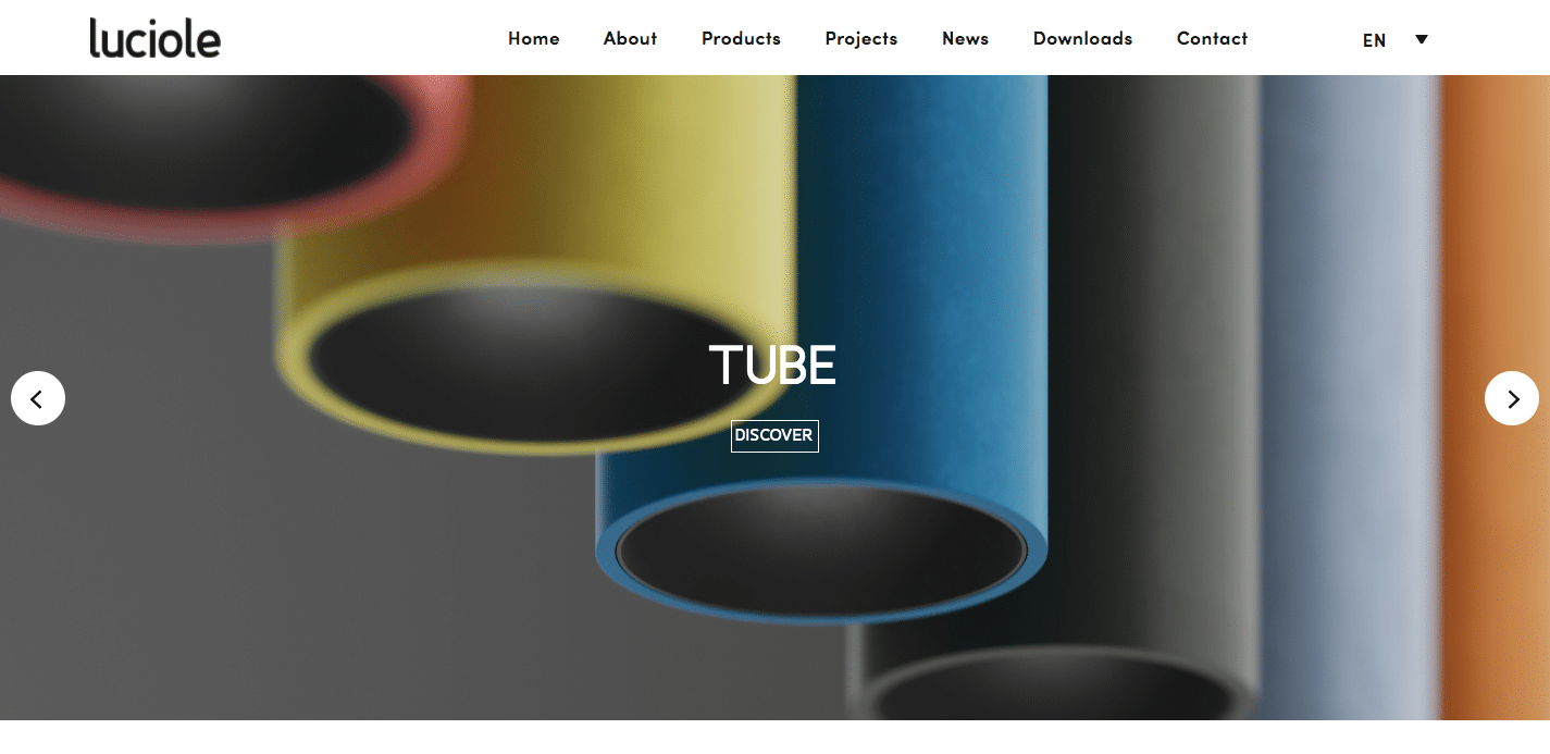 style minimaliste site web