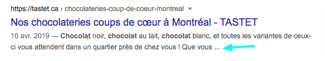 longueur meta description