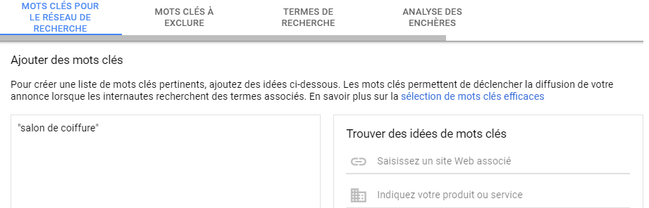 ajout-mot-clé-Google-Ads-expression