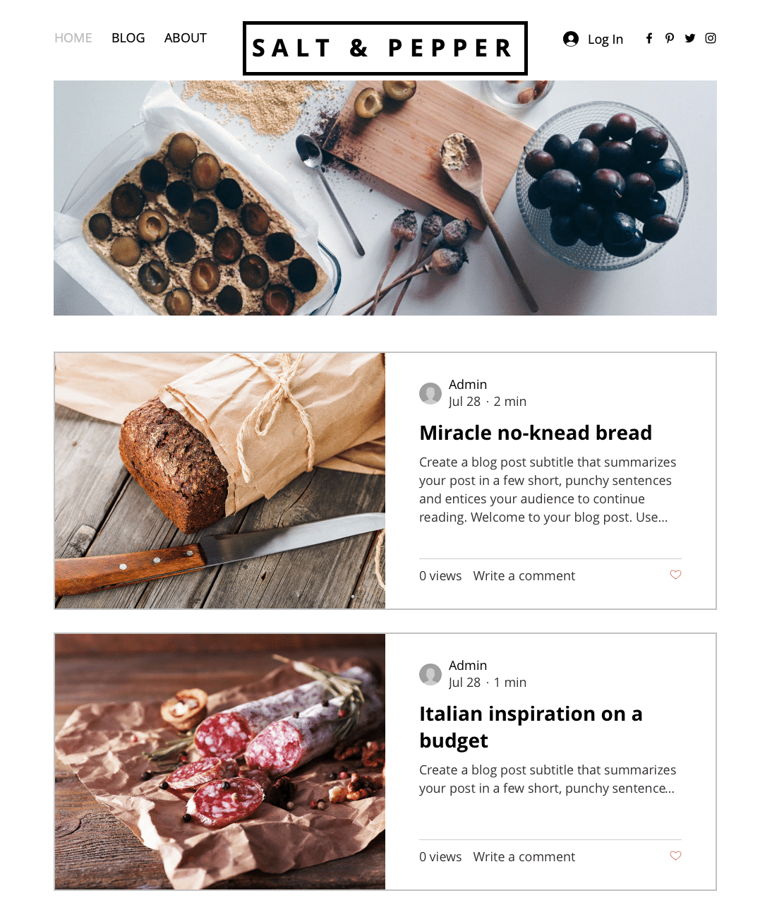 Exemple-blog-wix