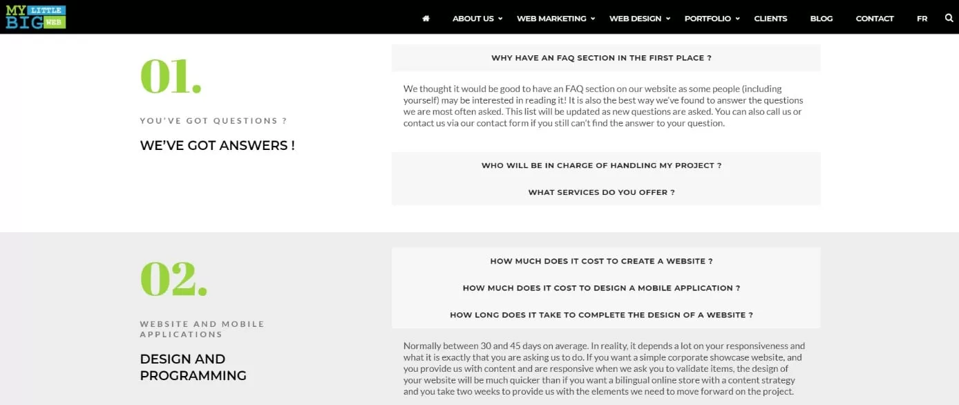 FAQ Buyer's Journey