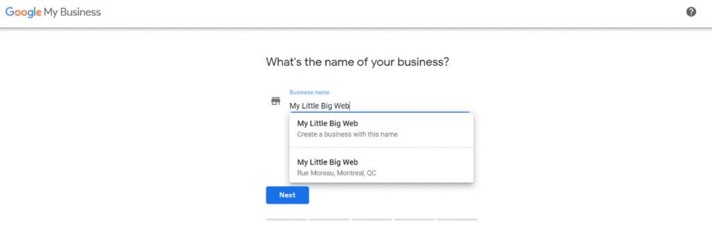 Google My Business Ownership Example