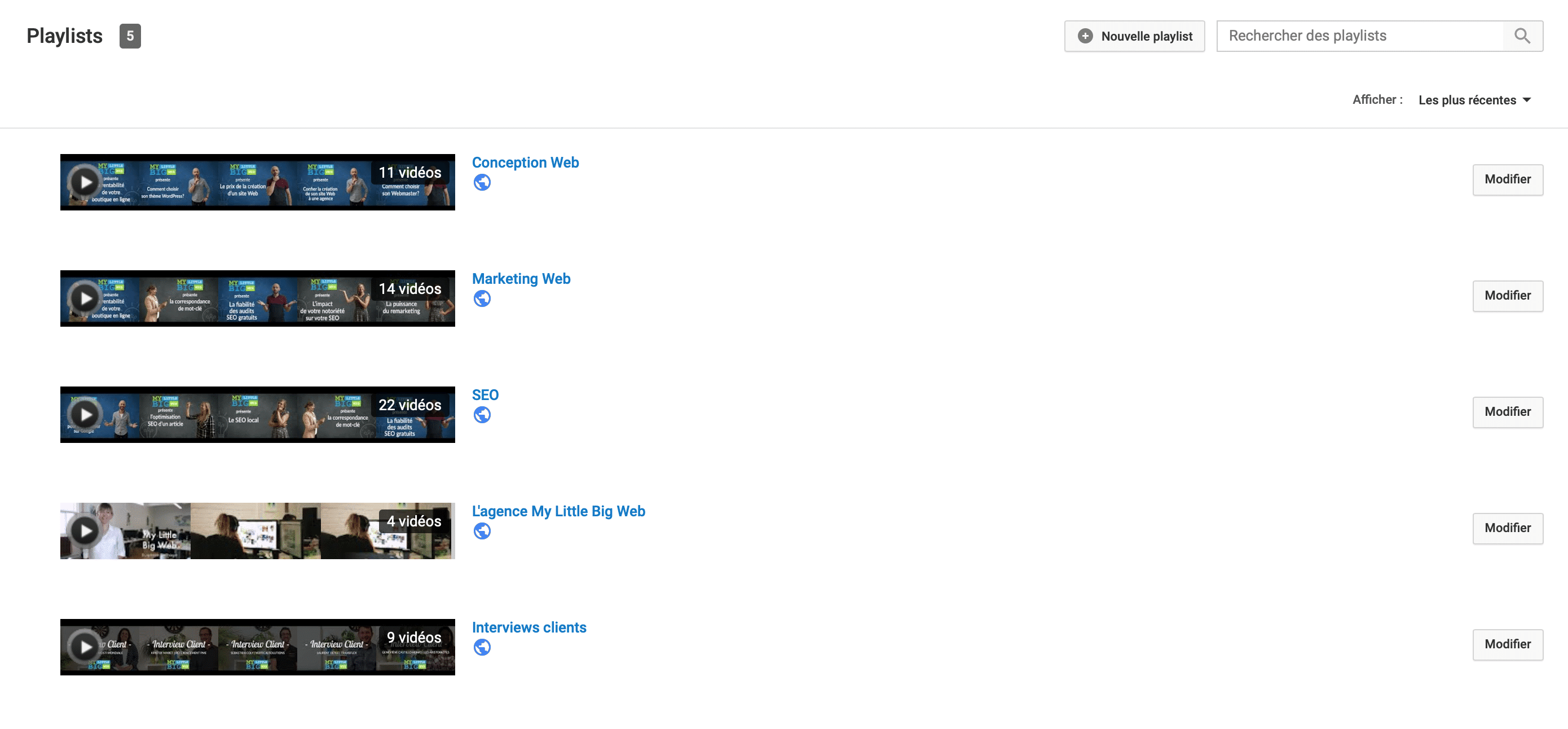 Playlists-youtube
