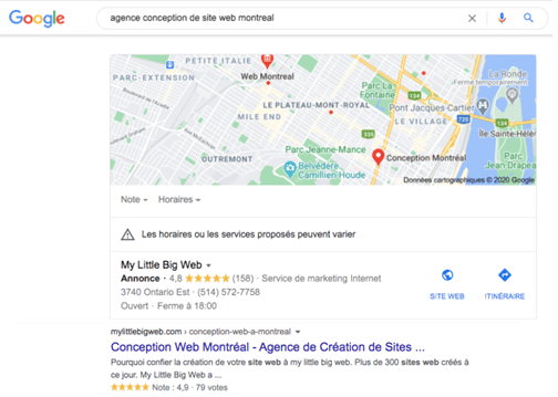 SEO Local - agence conception de sites web