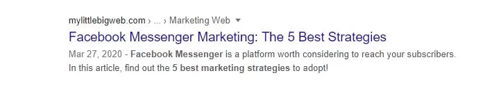 SEO-Friendly Title Tag Meta Description