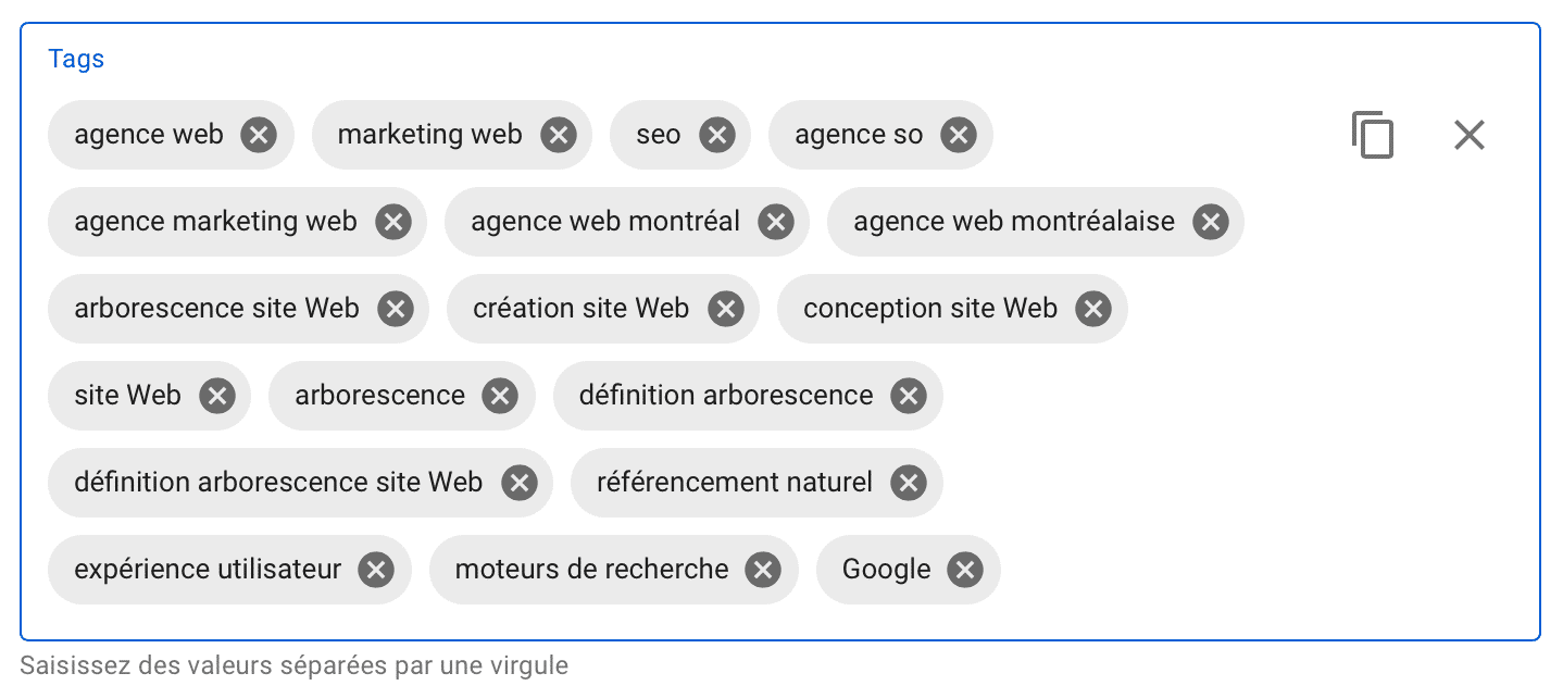 Tags-youtube