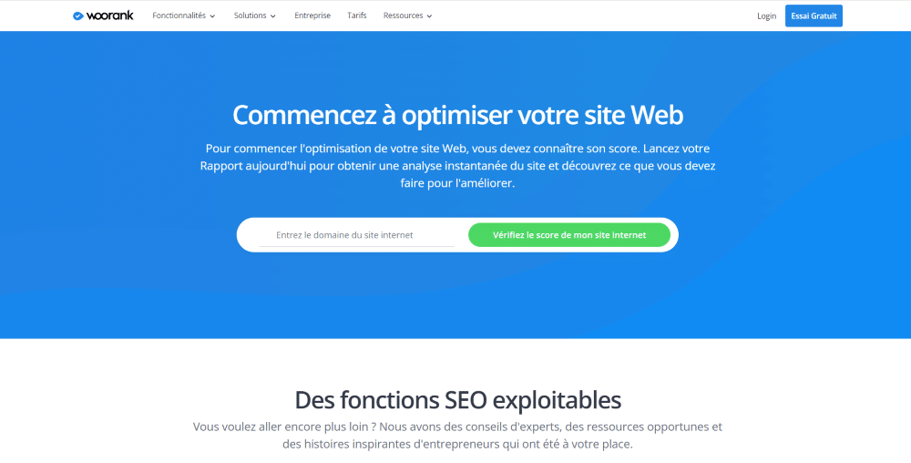 Woorank meilleur outil audit seo