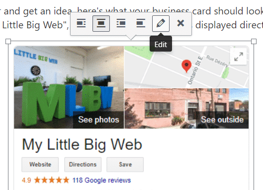 WordPress Image Edit Button