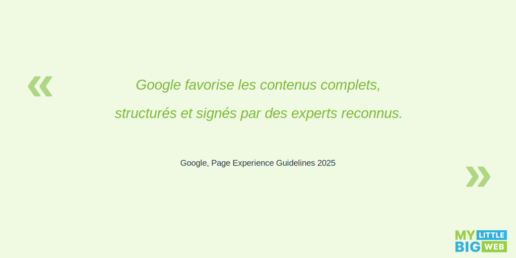 comportement de Google face aux contenus