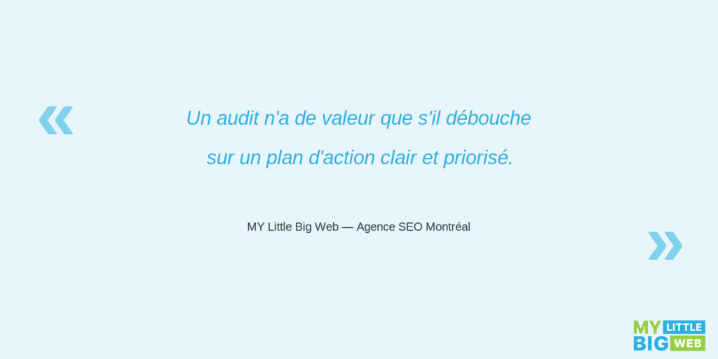 valeur d'un audit SEO