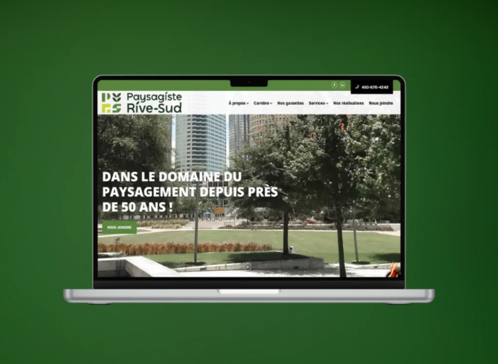 Dans le domaine du paysagement depuis près de 50 ans !