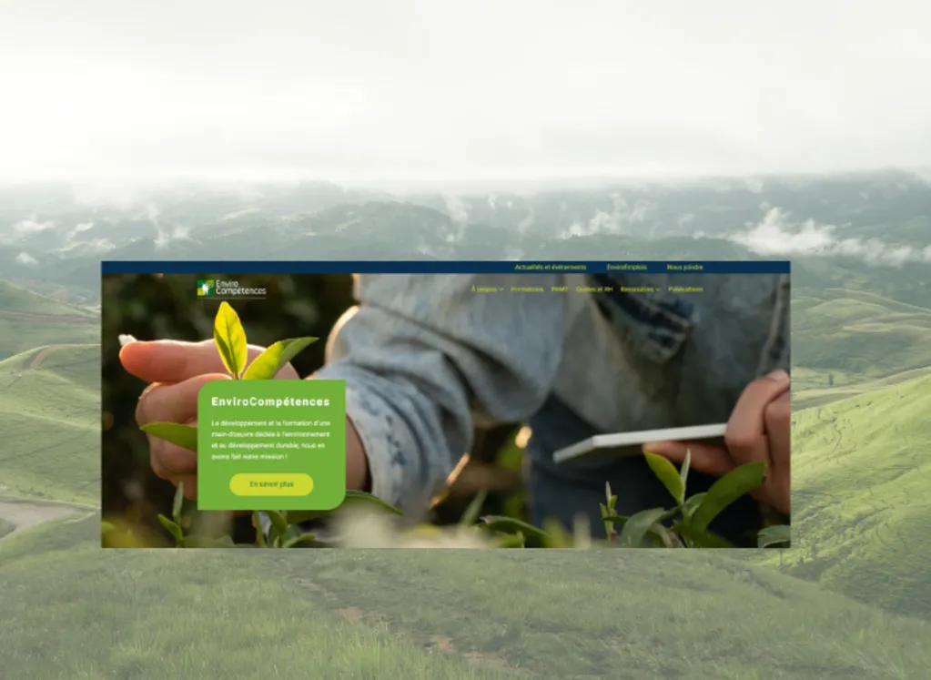 Le développement et la formation d’une main-d’oeuvre dédiée à l’environnement et au développement durable, nous en avons fait notre mission !