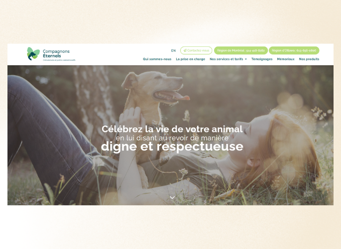 Célébrez la vie de votre animal